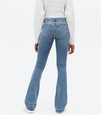 Tall Blue Low Rise Flared Brooke Jeans 
