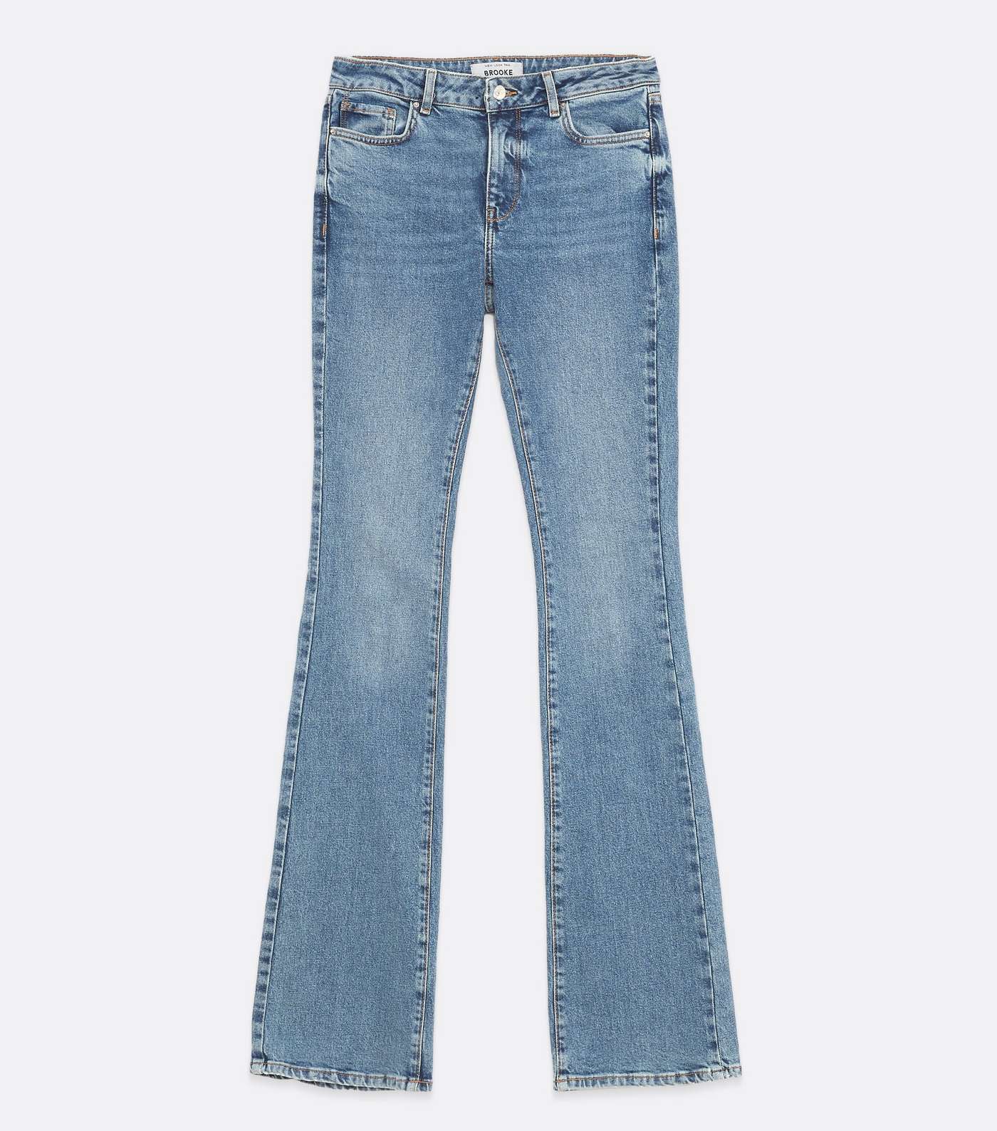 Tall Blue Low Rise Flared Brooke Jeans Image 5
