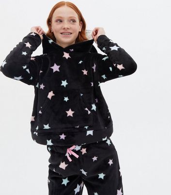 fluffy loungewear hoodie