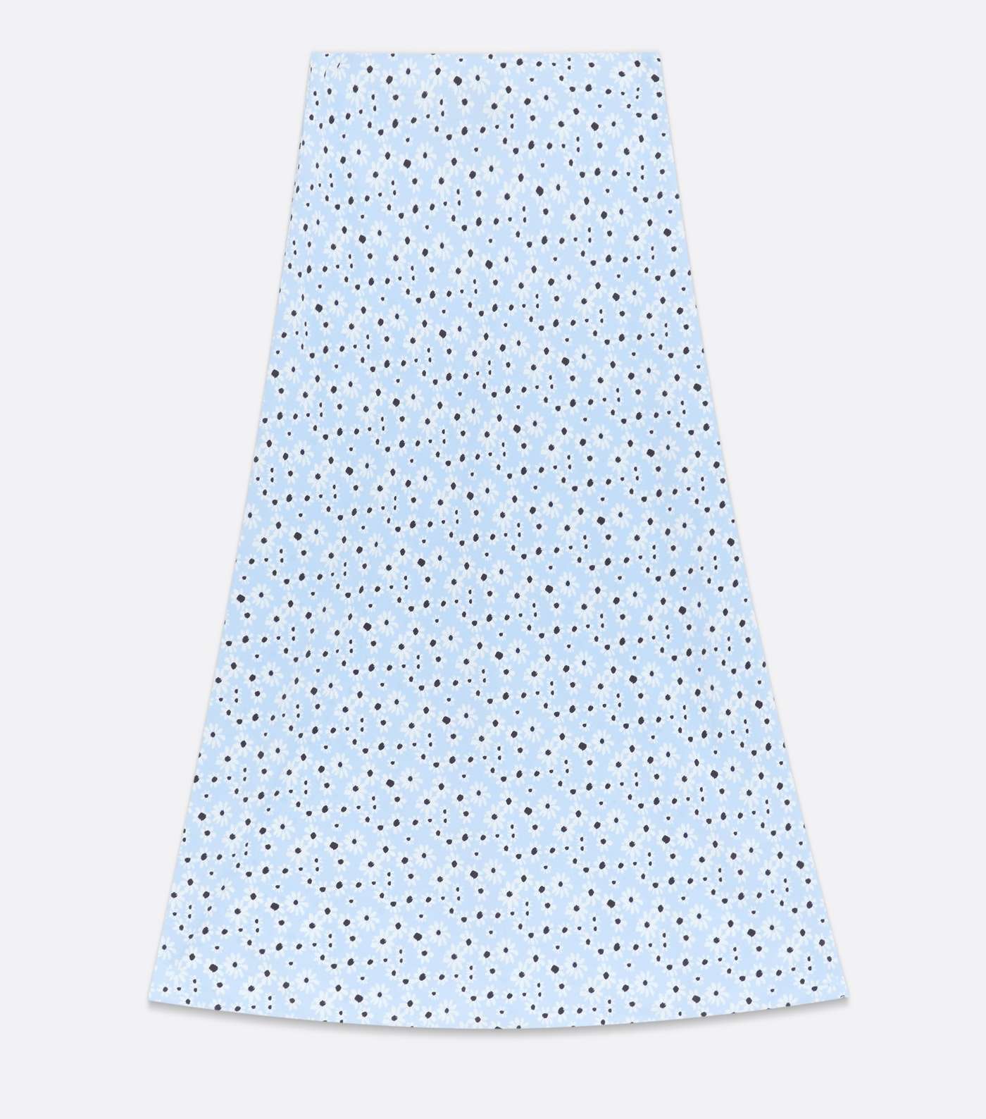 Blue Daisy High Waist Midi Skirt Image 5