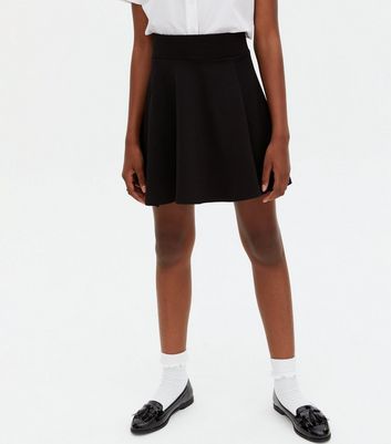 Black skater outlet skirt ladies