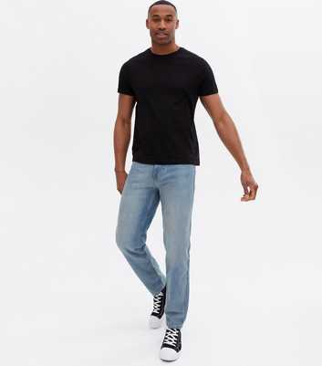 Pale Blue Straight Fit Jeans