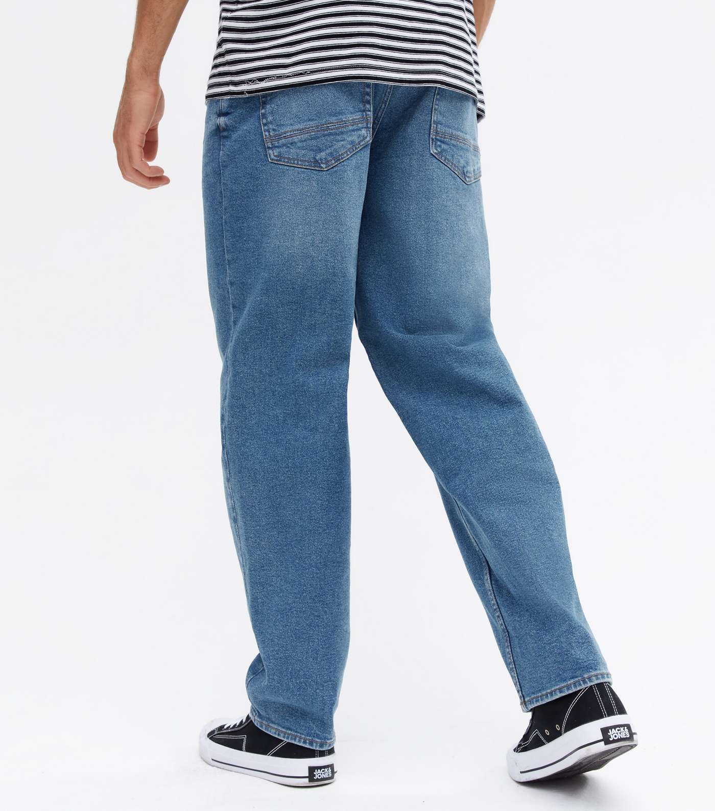 Blue Loose Fit Jeans Image 4