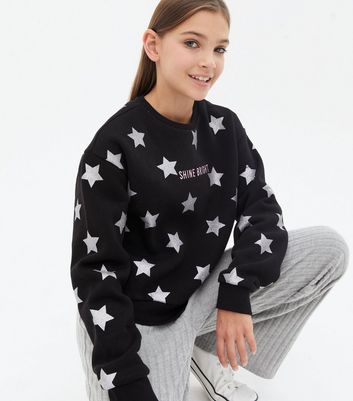 Black star sweatshirt Clearance