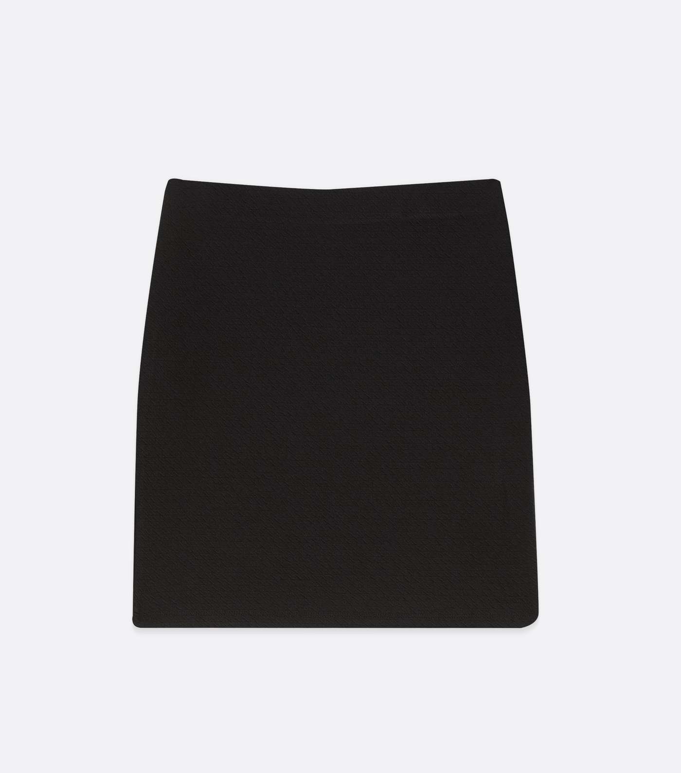 Tall Black Textured Mini Tube Skirt Image 5