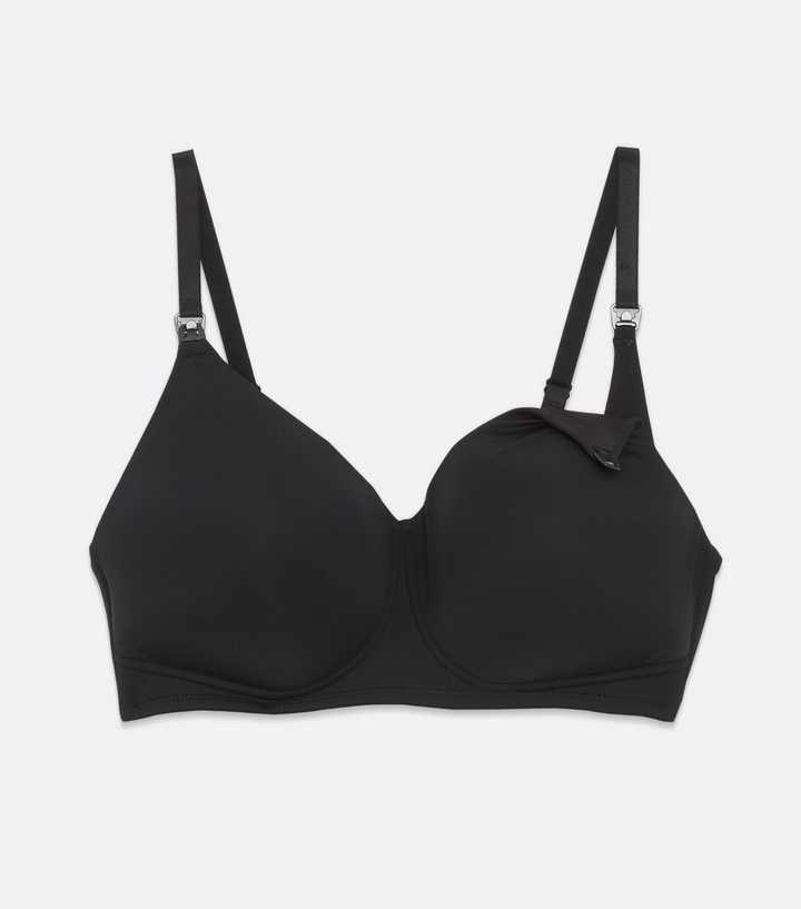 Maternity Black Nursing T-Shirt Bra