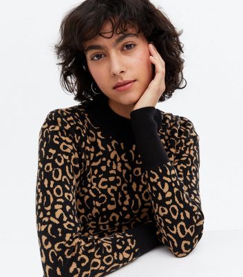 Blue Vanilla Black Leopard Print High 
