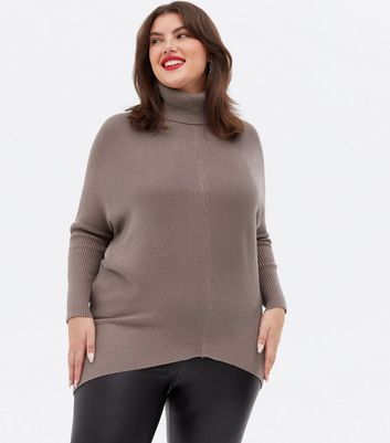 Brown oversized jumper Clearance