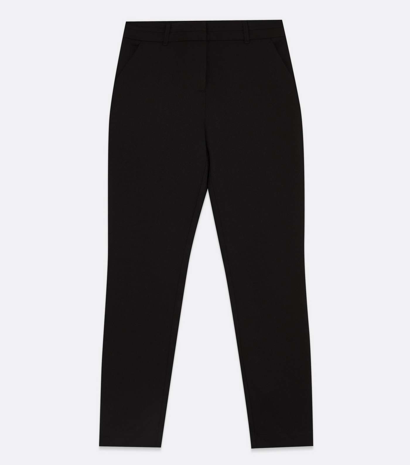 Petite Black Stretch Trousers Image 6