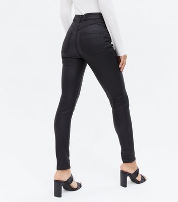 New look leather sales jeans