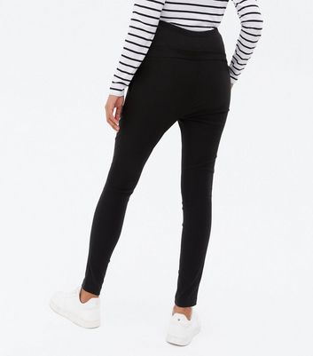 Maternity Black Zip Short Length Over 