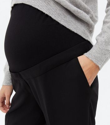 Maternity Black Long Length Over Bump 