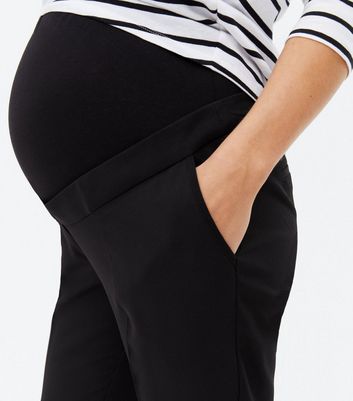 Maternity Black Short Length Over Bump 