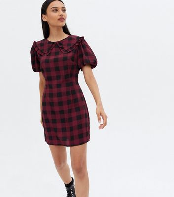 Checked dress new clearance look