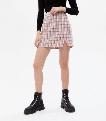new look tweed skirt