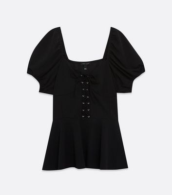 New look lace peplum top on sale