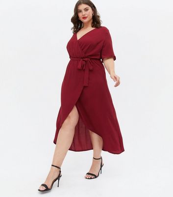 wrap around party dress