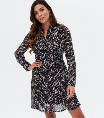 new look ruffle dress