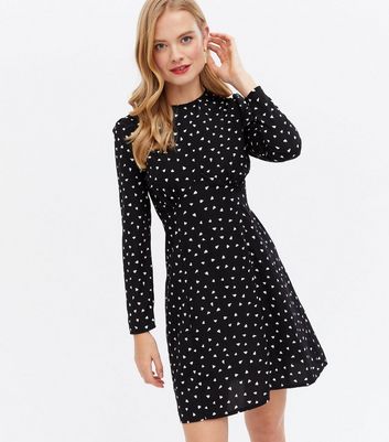 new look heart dress