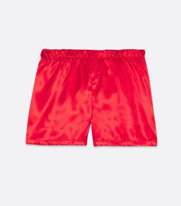 Red satin hot sale boxer shorts