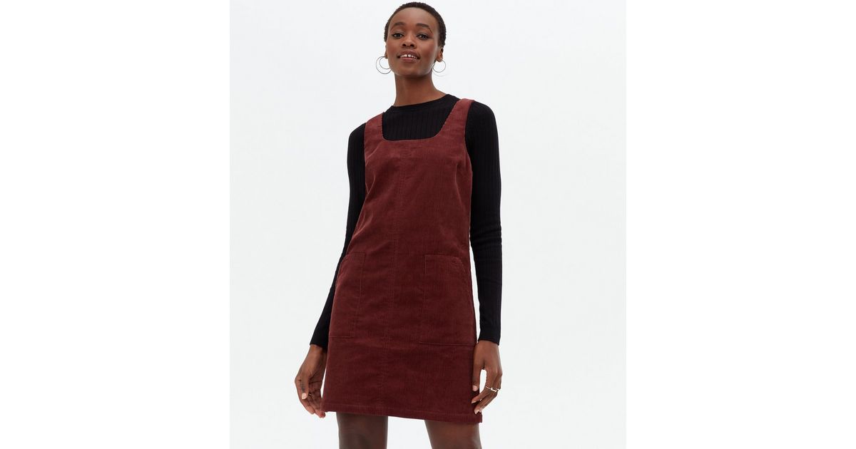 Burgundy Cord Pinafore Dress Pinny Dress Corduroy Dungaree Dress New Look Burgundy Cord Burgundy Cord Pinafore Dress Pinny Dress Corduroy Dungaree Dress New Look Burgundy Cord