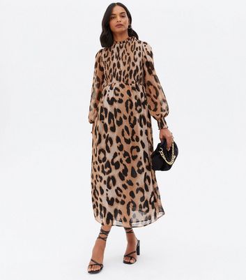 leopard print maternity