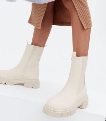 White boots deals new look