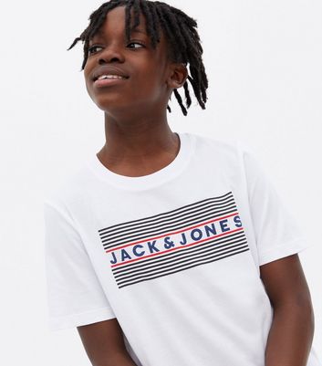 jack and jones white t shirt full sleeves