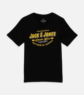 Jack & Jones Junior Black Logo T-Shirt