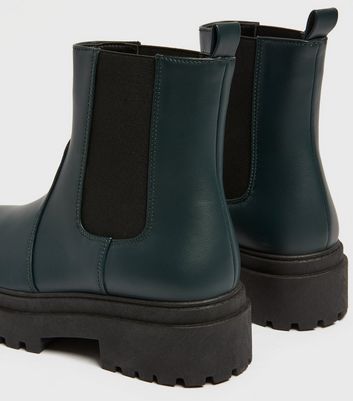 Green boots new look sale