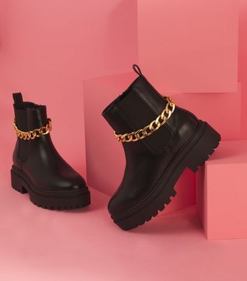 new look chain boots