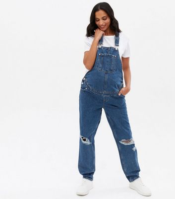 Cargo Pants Women Denim Bib Overalls Jeans Jumpsuits Rompers Ladies Ripped  Hole Suspenders Long Playsuit Pockets Coverall - AliExpress