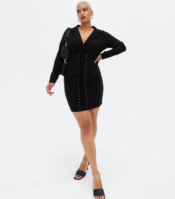 lace up shirt dress plus size