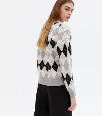 Ladies on sale argyle jumper