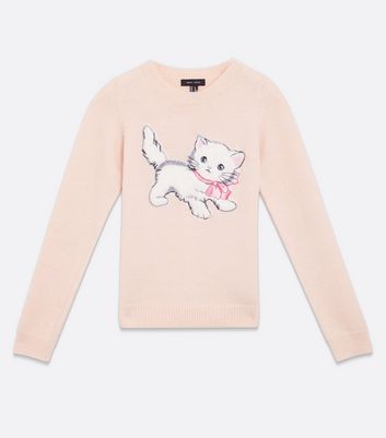 pink cat jumper