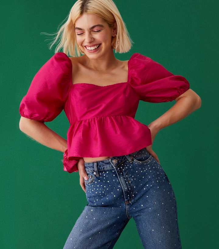 Oh Baby Baby Pink Sweetheart Blouse