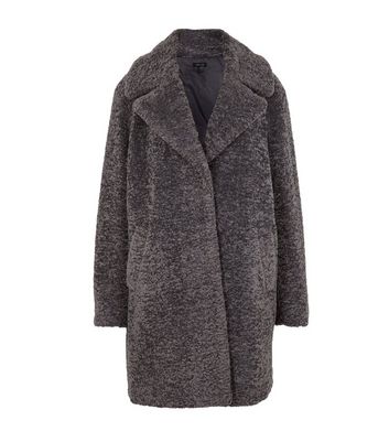 dark grey teddy jacket