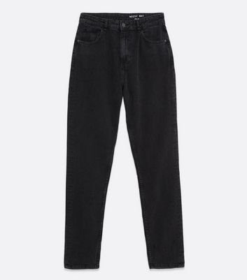 Click to view product details and reviews for Noisy May Tall Black High Waist Mom Jeans New Look.