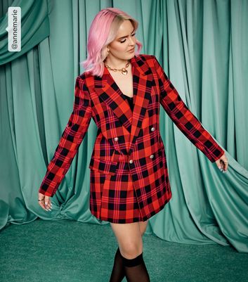 tartan red jacket