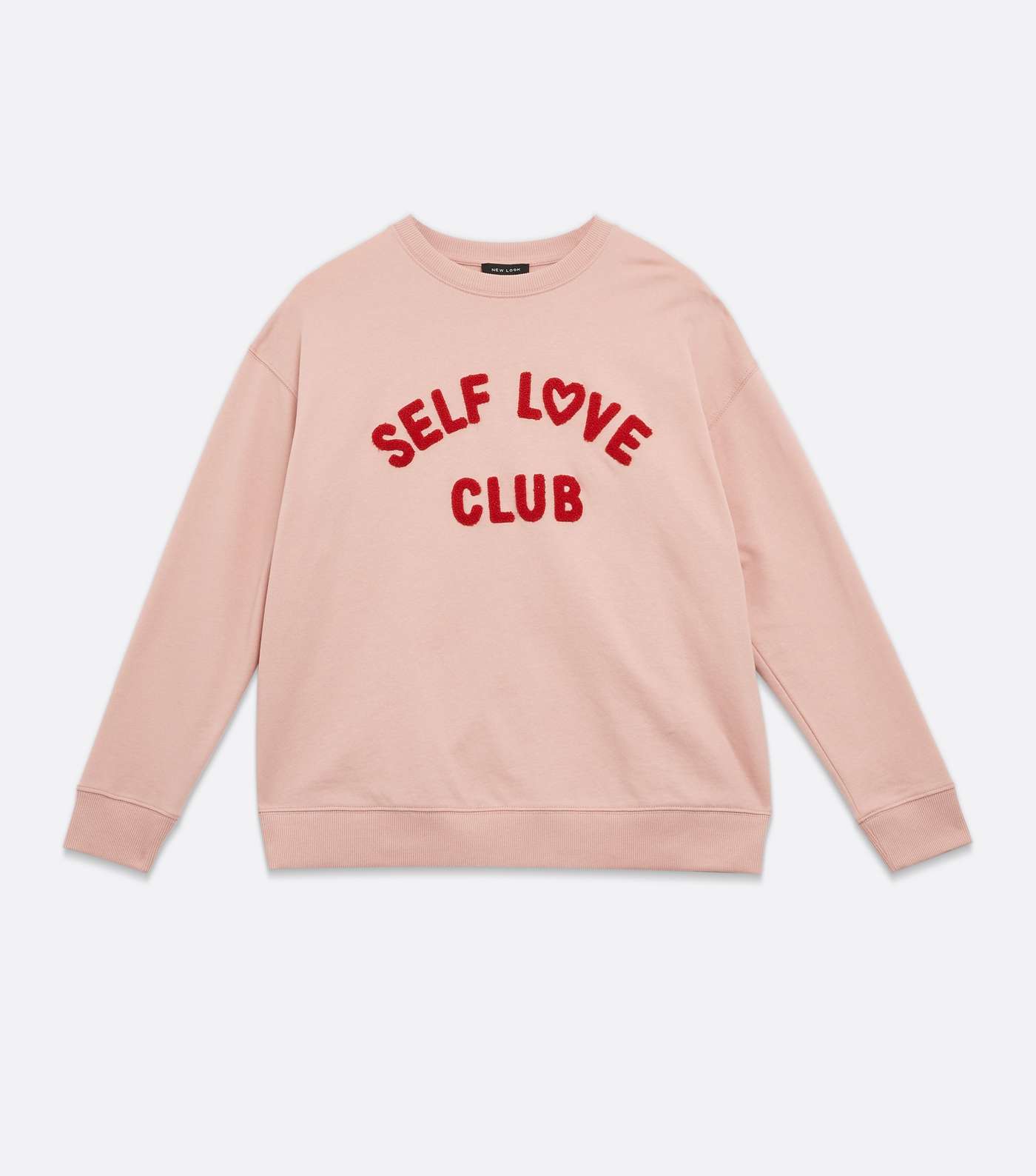 Mid Pink Self Love Club Heart Logo Sweatshirt Image 6