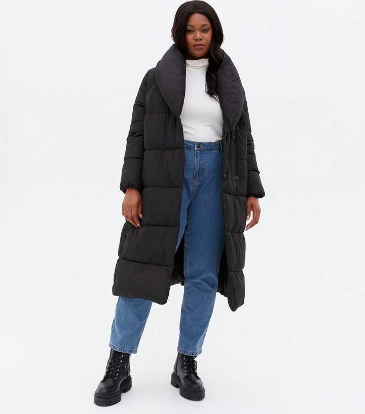 Belted Long Puffer Jacket