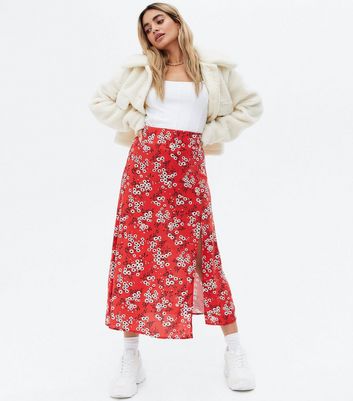 Petite clearance red skirts