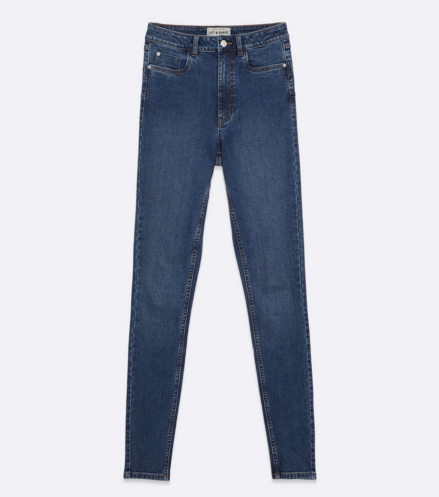 Tall Indigo 'Lift & Shape' Jenna Skinny Jeans Image 5