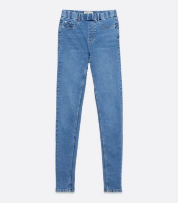 Tall Blue Mid Rise 'Lift \u0026 Shape' Extra 
