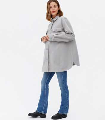 Maternity Blue Over Bump Flared Brooke Jeans