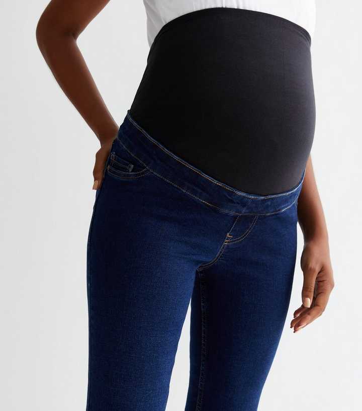Maternity Indigo Lift & Shape Under Bump Emilee Jeggings