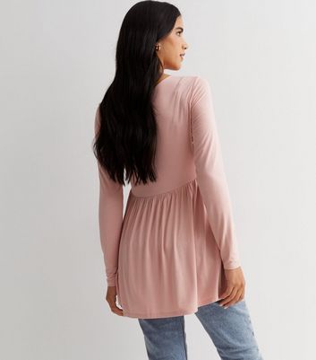 peplum nursing top