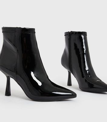 black sock boots stiletto