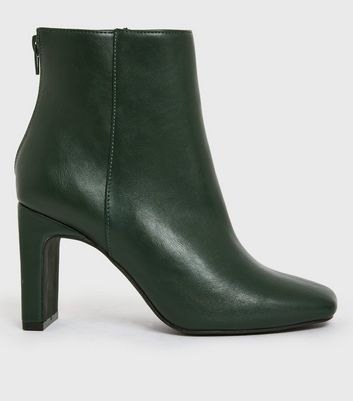 Hunter green heel boots hotsell