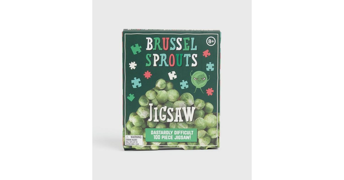 Green Brussel Sprouts Jigsaw New Look